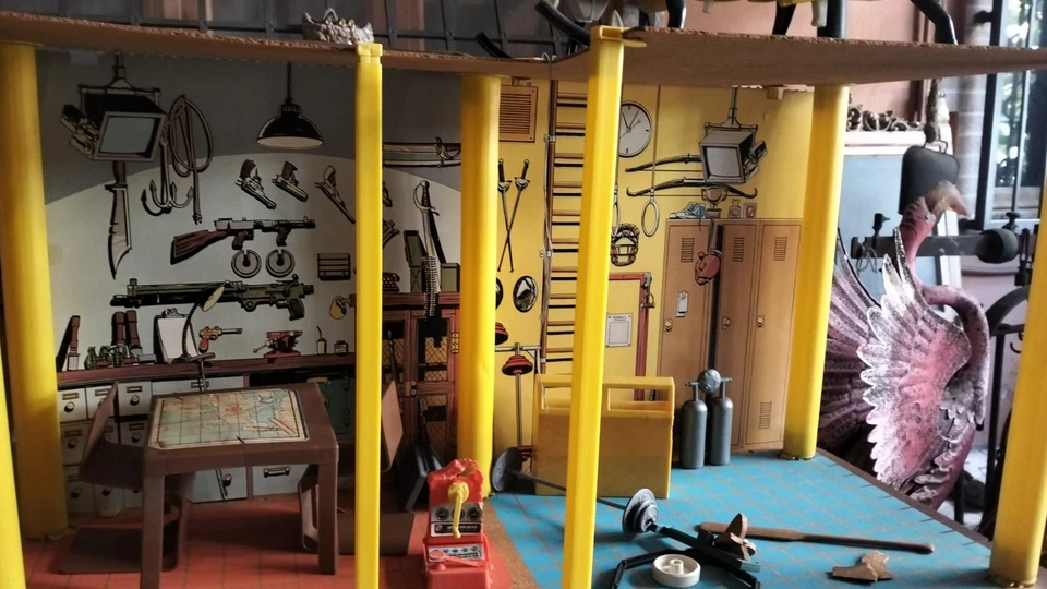 big jim mattel accessori Vintage Casa Elicottero+Camper - Immagine 4 di 4