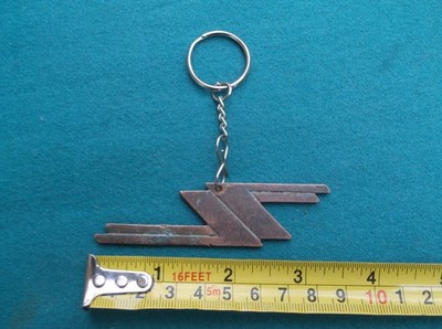 Vintage ZZ Top Copper Key Chain FOB