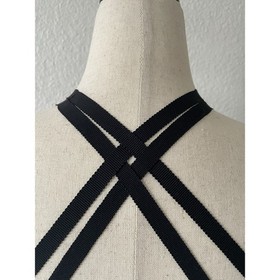 For Love & Lemons Bra Lingerie Women XXS Skivvies Love You Knot Bralette Black