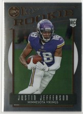 Justin Jefferson 2020 Panini Chronicles Legacy Rookie Card #209. rookie card picture