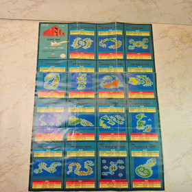 Conflict Guide Map Poster Nintendo NES Booklet Manual Insert Map for Vtg Game