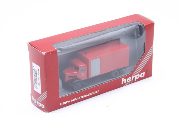 Herpa 042833 Man 750 L Feuerwehr-GeräTewagen 1:87 In Ovp - Neu-image