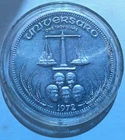 1972 Universaro World Trade .999 Silver Coin 1 Troy Ounce Silver Round