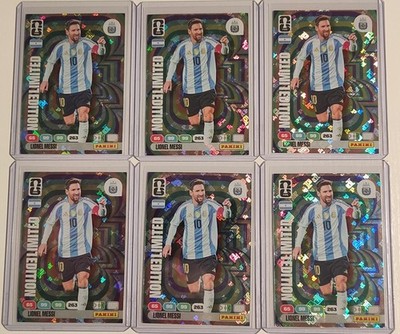 再々値下げ！新品未使用！ARGENTINA 2006MESSI Messi Argentina 6 X Exlclusive Hologram Limited Edition Panini