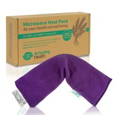 Microwavable Heating Pad for Neck, Back  Shoulders - Heating Bean Bag Microw...