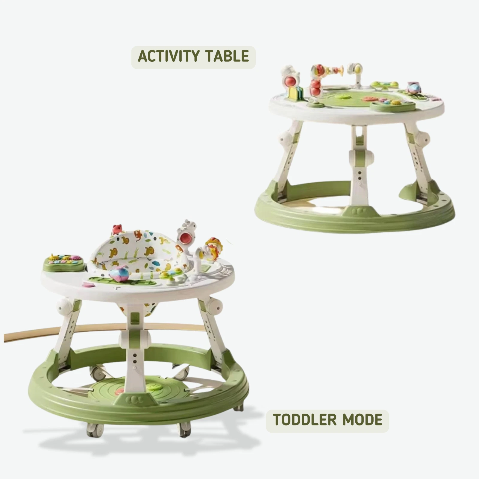 Baby Walker 2-in-1 Jungle Animal Theme Toddler Activity Table Music & Light Toy
Opens in a new windo