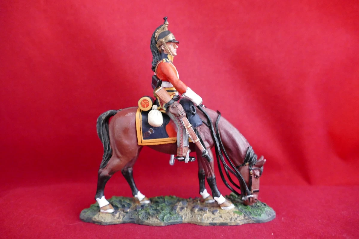 Soldat de plomb 1er empire Chevau-léger avec sabre - 90mm | eBay