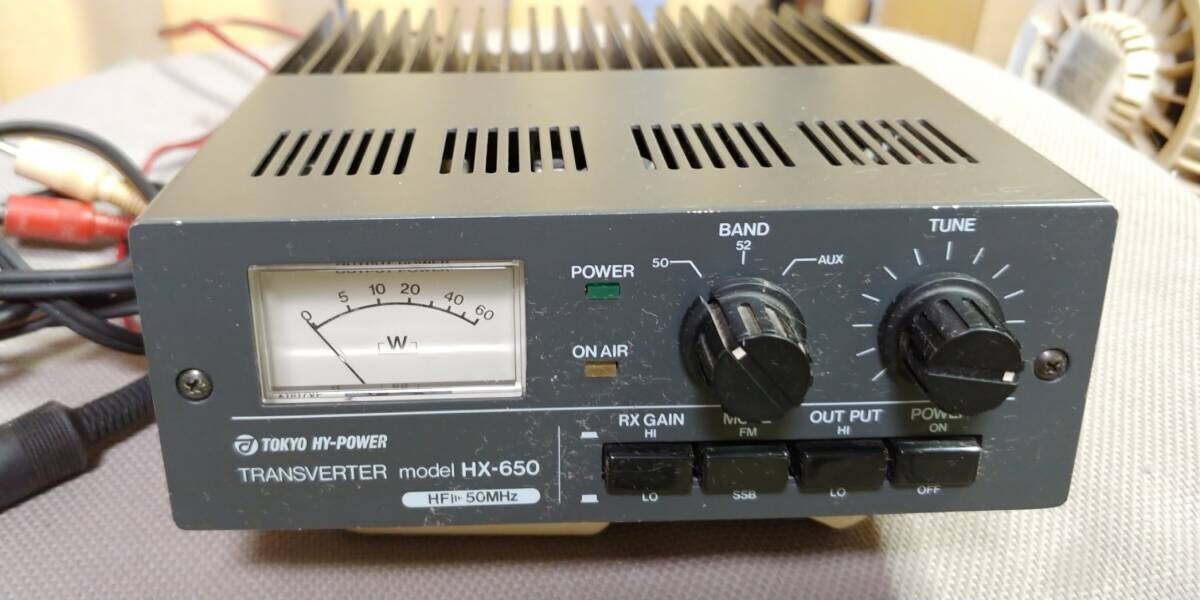 H*d様 TOKYO HY-POWER ダウンバーター HX-640 中古品 東京ハイパワートランスバーター HX-640 (中古)＋アンテナ