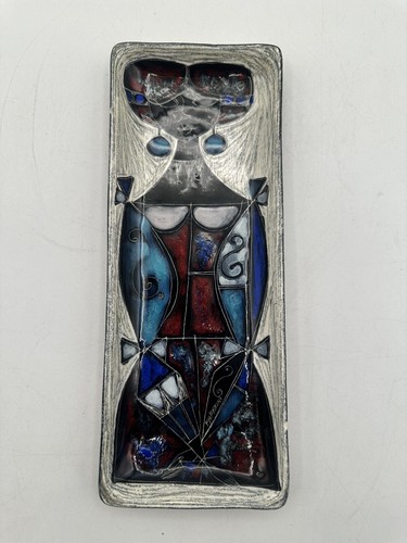 Ceramic Art Tray By Federigo Fabbrini Italy MCM Trinket Dish - Picture 17 of 18
