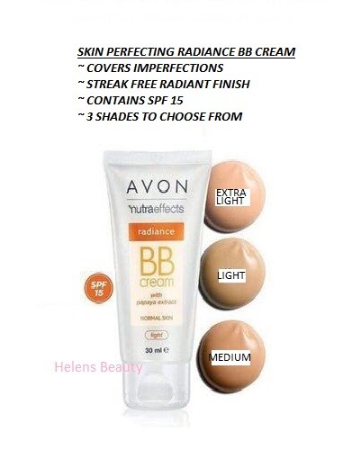 AVON NUTRA EFFETTI ~ RADIANCE BB CREAM 30ml CON SPF15 ~ 3 TONALITÀ A SCELTA - Foto 1 di 42