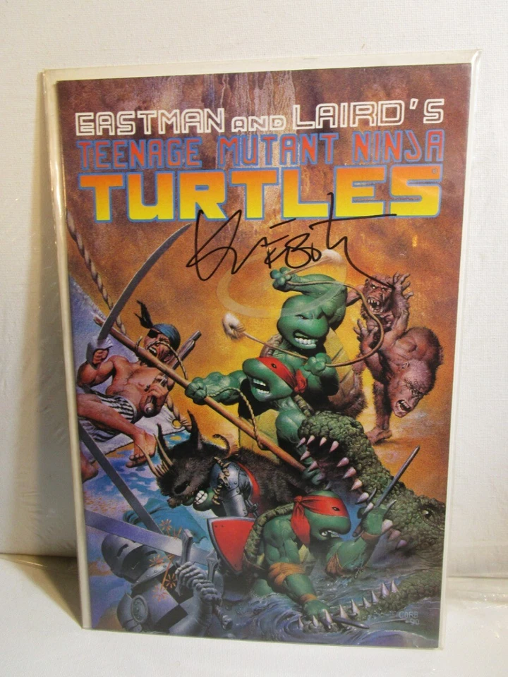 MIRAGE STUDIOS EASTMAN & LAIRD TEENAGE MUTANT NINJA TURTLES #33 Signed - Image 3 of 3