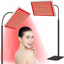 Red Light Therapy Lamp 660nm 850nm Infrared for Pain Relief, Anti-Aging, Health