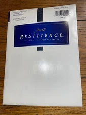 Hanes Resilience Strong & Very Sheer Control Top Size EF Classic Navy - NOS