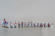 STADDEN 28mm WAR GAMES NAPOLEONIC BRITISH 44th FOOT REGIMENT with OFFICER od