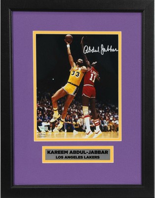 kareem abdul jabbar signed basketball