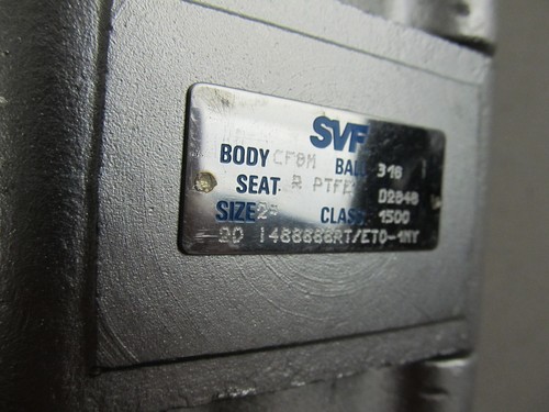 SVF BALL VALVE CF8M BODY PTFE 2" SIZE 316 BALL CLASS 1500 - New - Picture 7 of 9