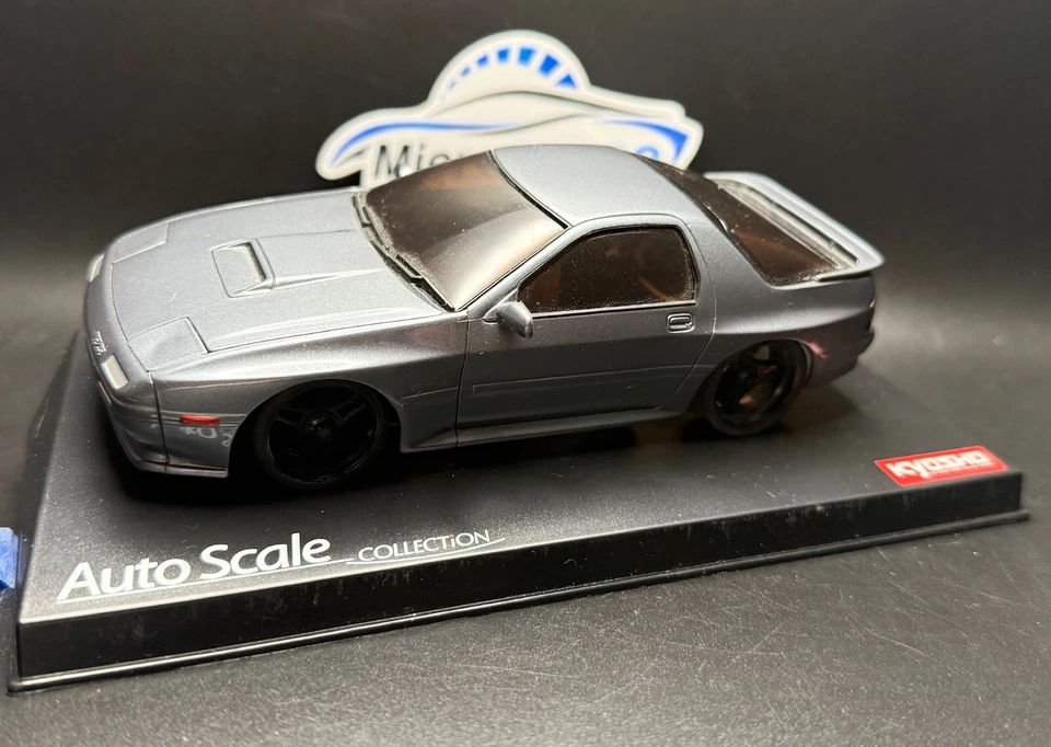 Kyosho usado fc3s rx7 mini-z gris MZC17GM autoescala raro Foto 4 de 4