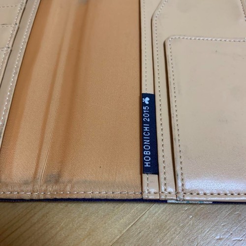 Hobonichi Techo Cover Mina pelhonen hana hane Original A6 size 2015 from JP Used - Picture 4 of 7
