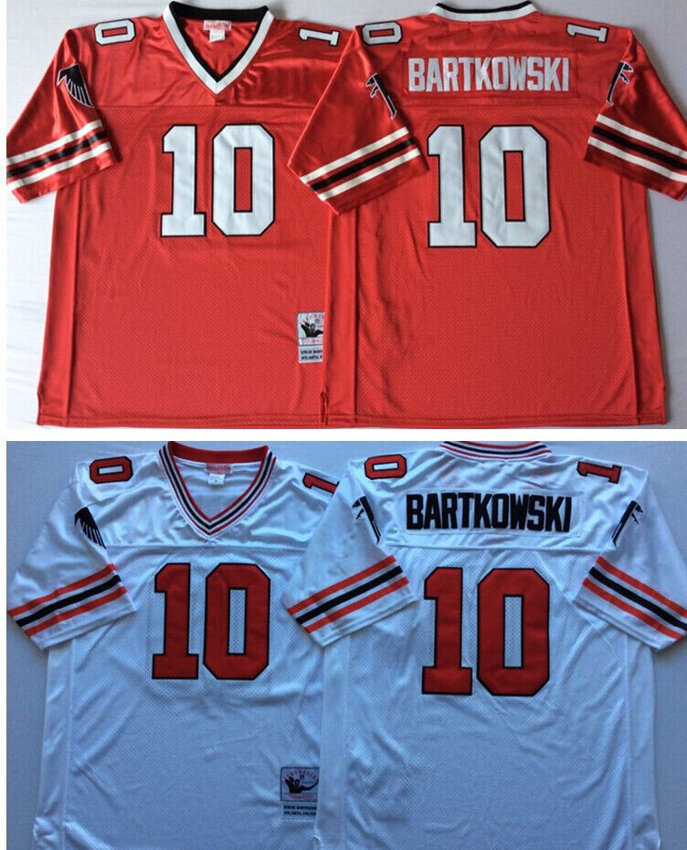 Vintage steve bartkowski #10 falcons sewn stitched jersey.