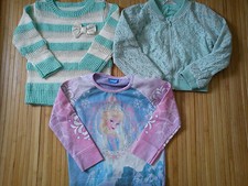 JOLI SWEAT-SHIRT HIVER 3xFILLE PULL 5/6 ANS (0,55
