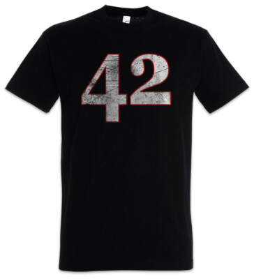 42 T-Shirt The Hitchhiker's Number Guide to the Answer Galaxy Fun Geek Nerd