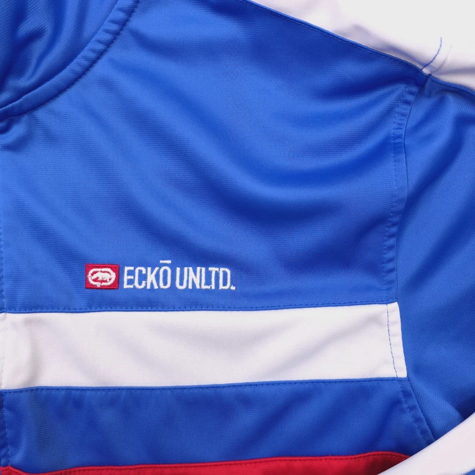 Ecko Jacket Mens Medium Red White Blue 90s Hip Hop Urban Streetwear Y2K - Image 2 of 4