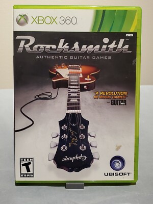 rocksmith xbox 360 , case, manual, game included. Tested. No Cable.