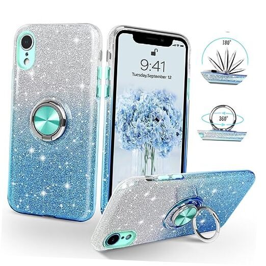 iPhone XR Case, Phone Case iPhone XR, Slim Thin Shinny Sparkly Soft TPU