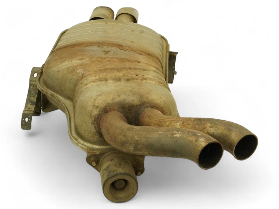 2001 - 2006 Bmw 3 Series E46 330I Exhasut Silencer Muffler Rear 7502553 Oem Foto 4 de 4