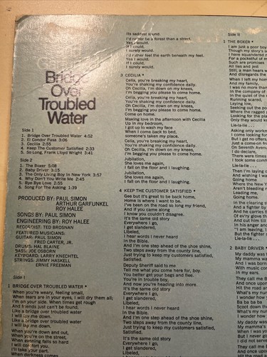 Simon And Garfunkel - Bridge Over Troubled Water Columbia KCS 9914 Vinyl LP 1970 - Picture 10 of 17