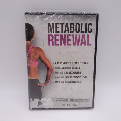 Metabolic Renewal 4 Phase Workout (DVD Set) New Sealed