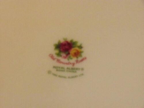 ROYAL ALBERT OLD COUNTRY ROSE, 2 PLATOS DE PAN Y MANTEQUILLA DE 6 1/4" CADA UNO - Imagen 4 de 4