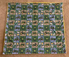 John Deere Tractor Waffle Baby Blanket