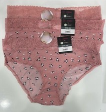 NWT NOBO Lot of 3 Ladies Micro Cheeky Multicolor Underwear Panties Size XXXL