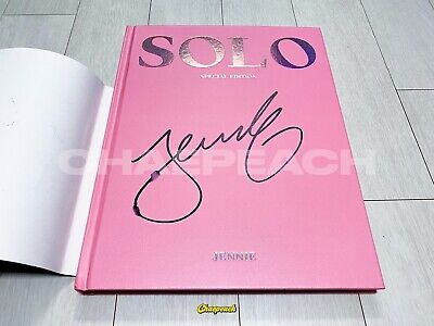 BLACKPINK Jennie SOLO Special Edition Autographed SIGNED PROMO ALBUM KPOP |  eBay