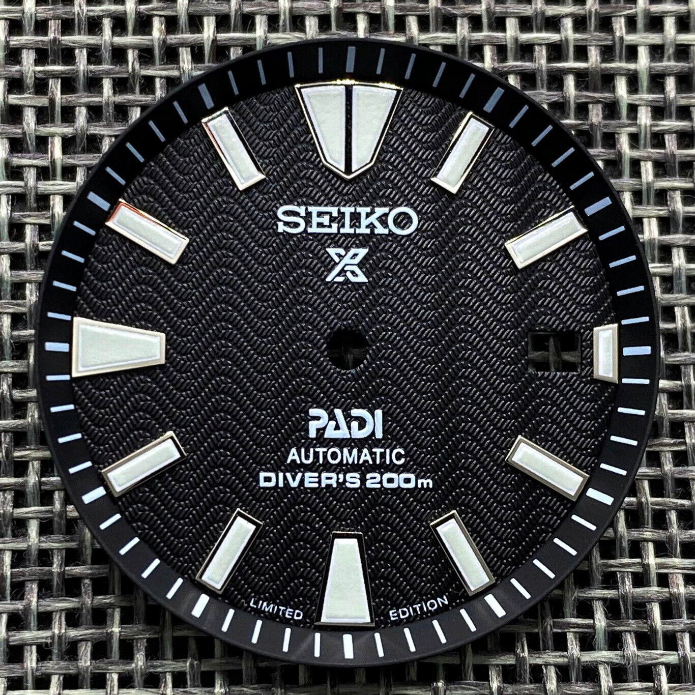 New SAMURAI PADI PROSPEX WAVE BLACK DIAL DIVER FOR SEIKO NH35 4R35 SKX007  w/Ring | eBay