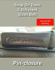 new SNAP ON GENUINE Mechanics No-Scratch Black Leather Work Belt w/Tags 30 TO 50