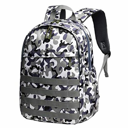 bolso morral grande cierre resistente mochila maleta correas CAMUFLADO  NIEVE | eBay