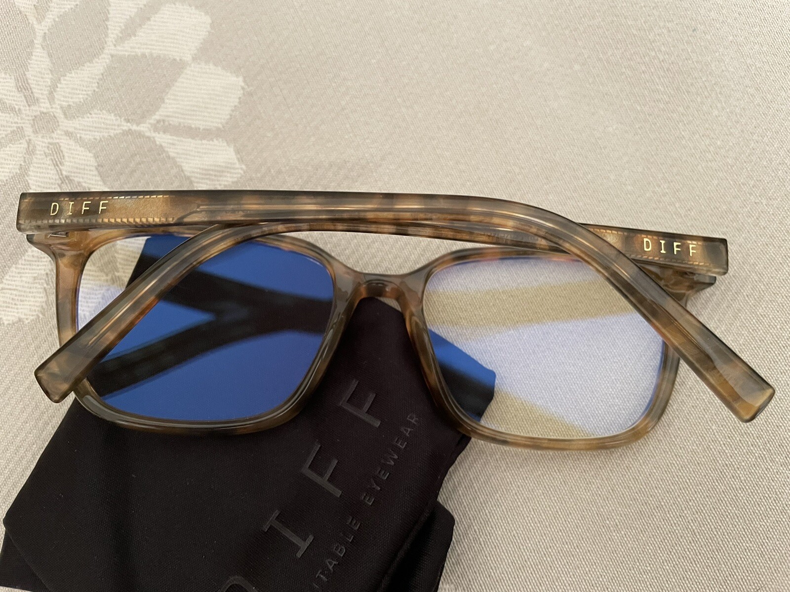 Blue Light Blocking Glasses Tortoise Shell Frames… - image 3