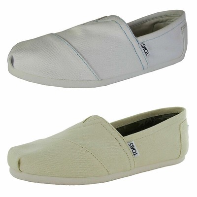 toms mens canvas slip on shoes