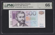 Estonia 500 Krooni 2000, Pick 83, PMG 66, UNC
