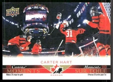 2021-2022  UPPPER DECK  TIM HORTONS  CRTER HART