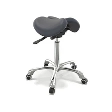 Master Massage Berkeley Ergonomic Saddle Stool in Split Style - Royal Blue