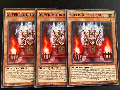 YUGIOH BLACK LUSTER SOLDIER DECK- ENVOY- RITUAL- EVENING- BEGINNING- SHIELD  NM
