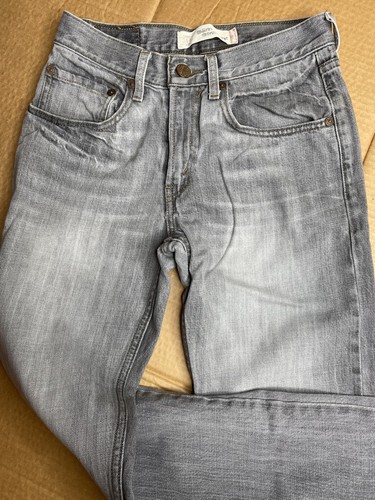 Vintage Levis Grey Jeans 514 Slim Straight Size 16 Regular 28X28 - Picture 2 of 8