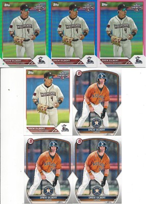 DREW GILBERT 2023 TOPPS PRO DEBUT 3-FOIL RC #136 - (/99) + (/150) + (/199) METS!