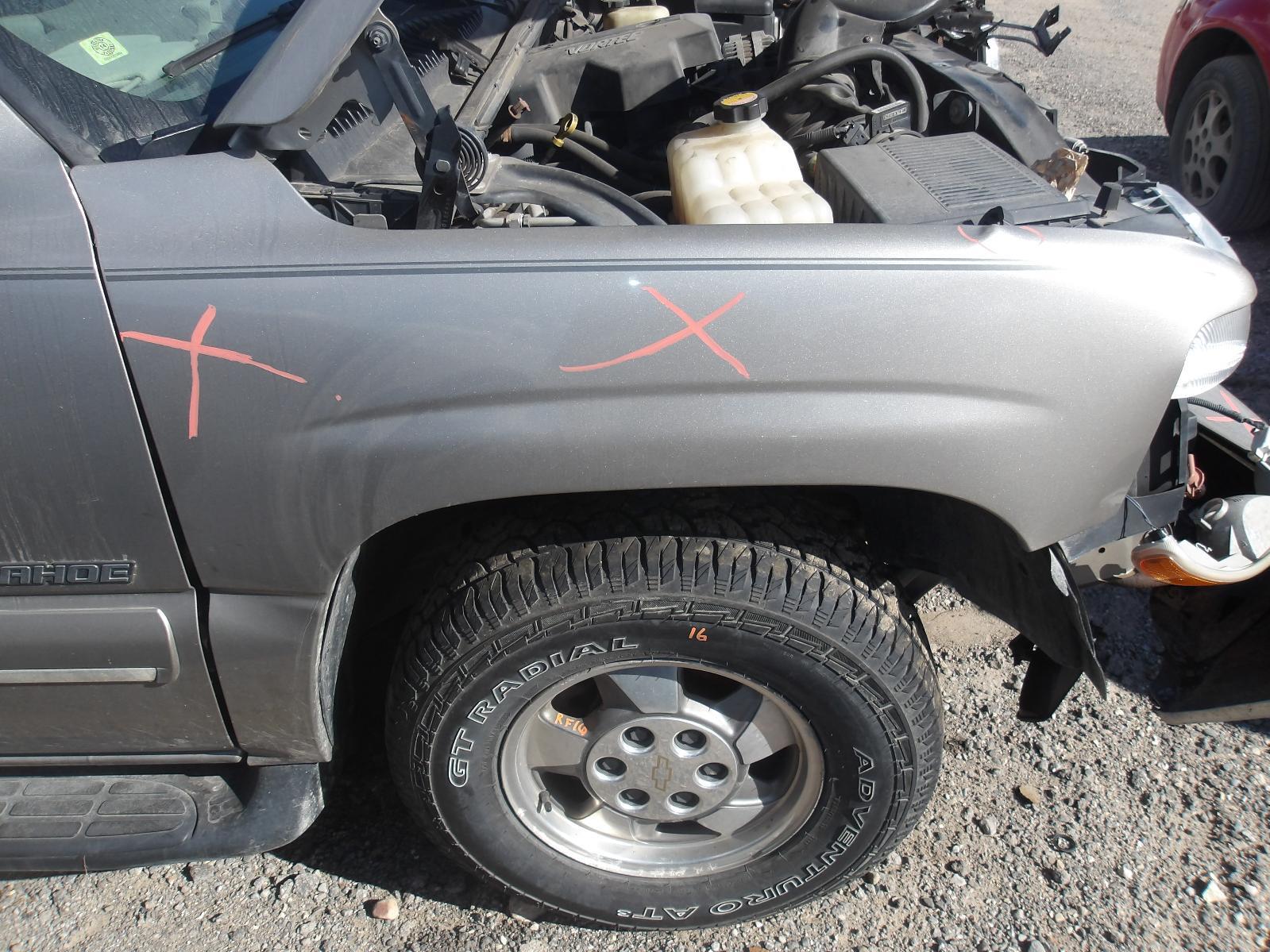 Used Left Sun Visor fits: 2000 Chevrolet Tahoe illuminated L. w/dimming vanity l