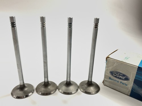 (4) OEM Ford E5FZ-6507-A Intake Valves - 1981-1986 Ford 1.6L,1987-1996 1.9L