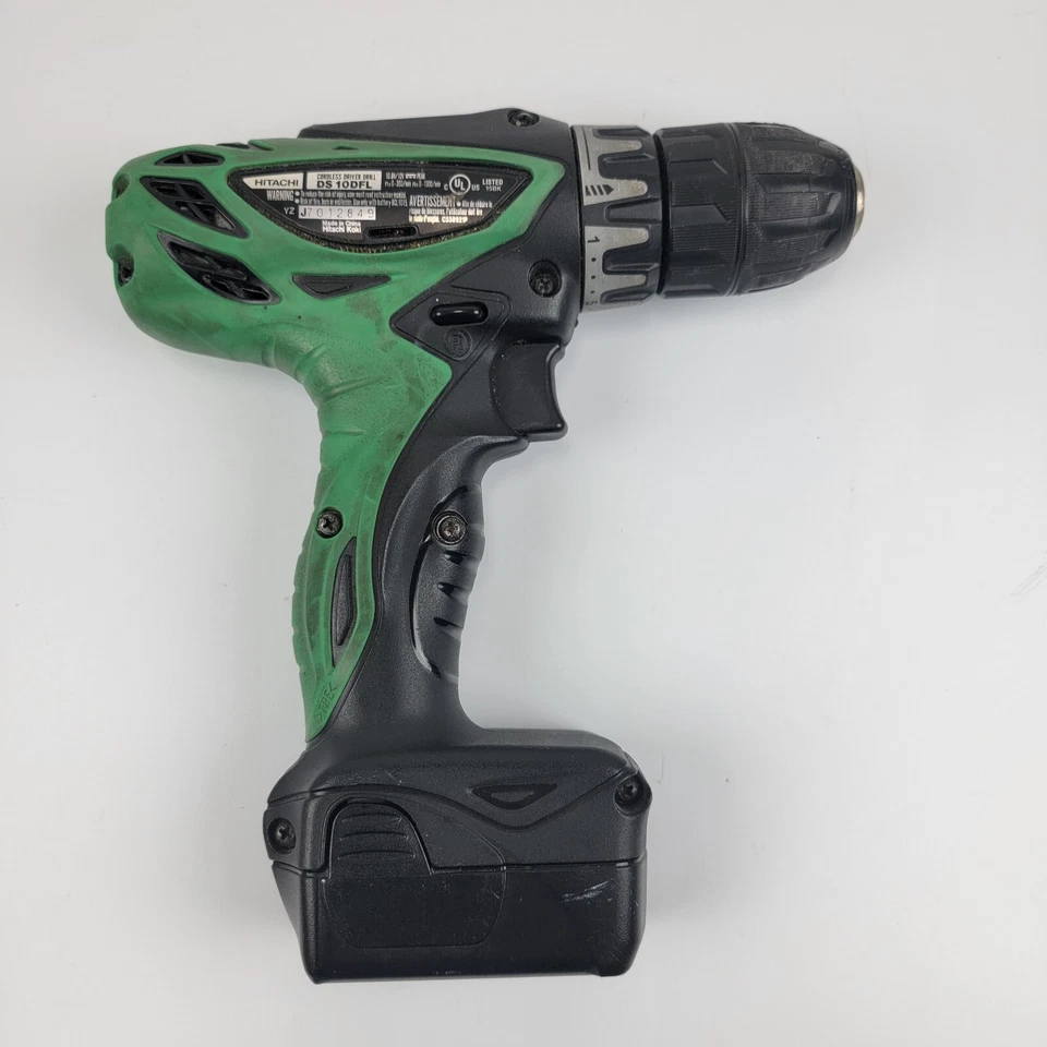 Hitachi 12V Cordless Drill & Impact Combo 2 Batteries & Charger WH10DFL DS10DFL - Image 3 of 4