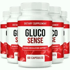 (5pk) GlucoSense, Advanced Gluco Sense for Blood Support and Healthy Levels